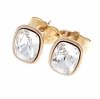 2747a Kolczyki złote Austrian Crystal cyrkonia pozłacane 18k Xuping wtyczki 